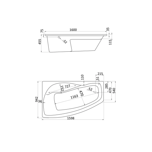 Ванна акриловая Santek Майорка XL белая 160х95 см 1.WH11.1.991 Ванна акриловая Santek Майорка XL белая 160х95 см 1.WH11.1.991